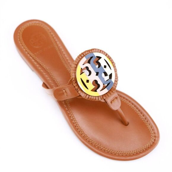 NIB Tory Burch FRINGE Miller Thong Sandals 6.5 - Picture 8 of 10
